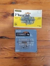 Brand New Stanley & Everbilt 3" Barrel Bolt Locks Zinc Plated, Package. Fixed Price $6.99.