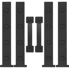 Garage Door Magnetic Decorative Hardware, 6 Pieces Rectangle Magn.... Fixed Price $27.99.