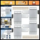 4 Pack Heavy Duty Garage Door Side Locks With Screws, Galvanized Steel, Secure. Fixed Price $49.99.