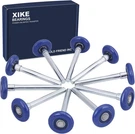Xike 10 Pack Blue 2" Nylon Garage Door Roller 4" Stem, Quiet/durable And High.... Fixed Price $34.68.