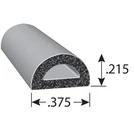 Trim-lok X1333BT-25 Rubber Seal, D-shaped, 0.38"W X25 Ft.. Fixed Price $30.99.