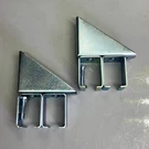R&s (2 Pack) Steel Garage Door X2 Wall Box Rail Bracket 7-1/8" 5-13/16 BC8-301. Fixed Price $22.40.