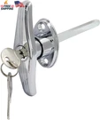 Bonsicoky Garage Door T-handle Lock With 2 Keys, Universal Replacement. Fixed Price $21.54.