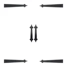 Light Magnetic Decorative Carriage-style Garage Door Accent Trim Hardware (4-HIN. Fixed Price $18.19.