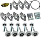 Garage Roller/hinge/top Bracket/wire Rope (for 7' Height Doors). Fixed Price $45.45.