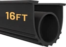 Dgsl Garage Door Seals Bottom Rubber Weather Stripping Kit 16 Ft, Black. Fixed Price $42.29.