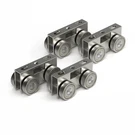 Hi Flame 4 Wheel Light Duty Trolley Assembly Roller Easy Bolt Install.... Fixed Price $58.25.