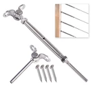 T316 Stainless Steel Deck Toggle Tensioner Set For Cable Railing- 1/8". Fixed Price $92.99.