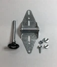 #1 Garage Door Hinge & 2" Nylon Roller Wood Lags 14 Gauge Overhead Repair. Fixed Price $12.99.