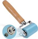 Professional Dual Bearing Rubber Seam Roller With Wood Handle, 3RD-GEN Soun. Fixed Price $14.99.