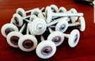 15 Garage Door 2" Nylon Roller/ Wheel/ Heavy Duty 13 Ball Sealed Bearing 4" Stem. Fixed Price $32.00.