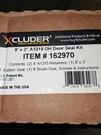 Xcluder A1315 Oh Door Seal Kit 8' 3" Rubber Brush Bottom Rodent Pest Defense. Fixed Price $50.52.