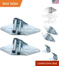 Heavy Duty 14 Gauge Garage Door Hinges, 2 Pack, Ideal For Home Replacement. Fixed Price $19.48.