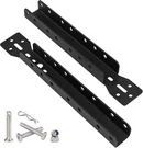Garage Door Opener Bracket, Black Steel, Mount, Parts Adjustabl. Fixed Price $33.99.