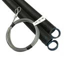 25-42-140LBS 7' Blue Extension Spring Safety Cables Double Loop Ends Garage Door. Fixed Price $99.99.