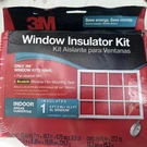 Indoor Window Insulation Kit 2149W-6 3M Insulator For 6'8" X 19.5'. Fixed Price $20.00.