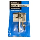 Everbilt 90362 5/16 In. Square-shaft T-handle Garage Door Lock With Key. Fixed Price $15.00.