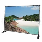 Voilamart Step Repeat Display Backdrop Banner Stand 8' X 8". Fixed Price $45.00.
