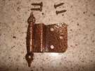 New 2-AJAX #938 Early American Hammered Copper Hinges 1/2" Off Set Back Mt. Door. Fixed Price $22.00.