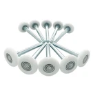 Zhent 10PACK Quiet Garage Door Roller,reinforced Dual Rollers, White. Fixed Price $28.41.