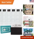 Magnetic Garage Door Windows Fits 2 Car Strong & Glossy Real Look .... Fixed Price $71.99.