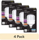Feit E26 Led Bulb 35W (300W Equivalent), Daylight, 4000 Lumens - Pack Of. Fixed Price $54.99.