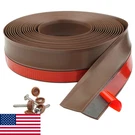 Homwmpa 34FT Garage Door Top/side Seal Tpe Weatherproof W/ Adhesive/nails. Fixed Price $62.03.