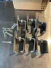 Lot Of 6 Stanley National Hardware N104-372 51G Splice Brackets. Fixed Price $34.95.