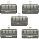 Chamberlain Liftmaster 894LT Transmiter 5-PACK Remote Control Garage Opener Gate. Fixed Price $185.00.