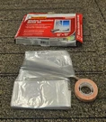 (qty 13) Frost King V73H Plastic Film Indoor Window Insulation 42 X 62 In. Tape. Fixed Price $68.02.