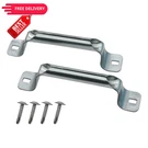 Abeicy 2 Pack Heavy Duty Garage Door Pull Handles For Most Bottom Lift Silver. Fixed Price $15.99.