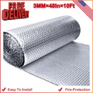 Double Reflective Insulation Foam, 48" X 10 Ft Window Radiant Barrier. Fixed Price $33.18.