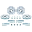 Hardwarex Supply 3" Heavy Duty Garage Door Pulley 200LB Load Rating. Fixed Price $21.59.