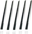 5 Sets 1/2" X 39.37 Inches Door Brush Sweeps Seal Garage Roll Up Ba. Fixed Price $69.90.