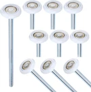 10 Pack 9" Stem 2" 13 Ball Nylon Commercial Grade Garage Door Roller, Quiet/dura. Fixed Price $74.52.