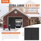 Garage Door Screen For Winter, 8X7FT, Easy Assembly. Fixed Price $47.15.