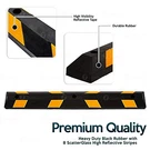 Zone Tech Large Heavy Duty Rubber Parking Curb 72 Premium Quality Auto Garage. Fixed Price $95.39.