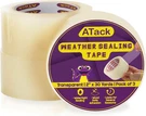 Weather Seal Tape For Windows And Doors 2" X 30YDS (3-PACK) Keep Cold Out. Fixed Price $53.77.
