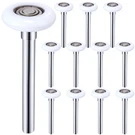 Funtery 12 Pcs White Nylon Garage Door Rollers 2" Durable 1.8 Inches. Fixed Price $36.74.