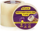 Atack Weather Seal Tape For Windows And Doors 2" X 30YDS (3-PACK) Keep Cold.... Fixed Price $37.75.