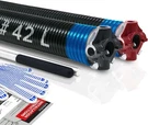 Pair Of 2" Garage Door Torsion Springs With Non-slip Winding Bar 0.283X2''X42''. Fixed Price $112.99.