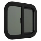 Rv Window Teardrop 18" X 15" Horizontal Sliding Replacement Glass With Trim. Fixed Price $154.95.