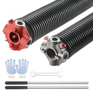 Garage Door Torsion Springs Pair Of 0.25 X 30INCH With Winding Bars. Fixed Price $58.99.