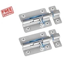 2 Pack Keyless Heavy Duty Slide Latch Lock - Ideal For Indoor/outdoor Security. Fixed Price $9.31.