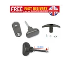 Henderson Garage Door Lock Plastic Grey Handles Front Back Internal Cable. Fixed Price $13.11.