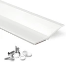 Garage Door Seal Top And Side Strip 34FT White Adhesive Backed Rubber Weath. Fixed Price $26.27.