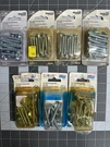 7-PACK Lot 12/PC National Hardware Flat Head Carriage Nuts Bolts 1/4"-20 X 1-3/4. Fixed Price $35.99.