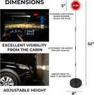 Zone Tech Led Flashing Stop Sign Parking Assistant, PS0006. Fixed Price $31.71.