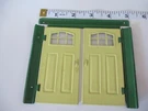 Old Metal Tin Dolls House Garage Doors Tri-ang Romside. Fixed Price $29.54.
