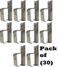 Stanley N104-349 Galvanized Single Barn Door Box Rail Brackets 30 Pack. Fixed Price $306.97.